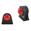 2Pcs 12V Rubber Outline Truck Trailer Lorry Caravan Side Marker Led Light C