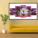 Rowing 5D DIY Full Drill Diamond Painting 5-pictures Combination Kits Craft
