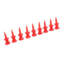 50 Pcs Red Golf Tee Sport Double-deck Golf Ball Tees 31MM ZY BX