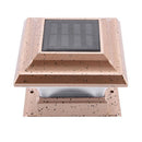 4" LED Solar Sensor Light Pathway Wall Outdoor Landscape Garden Fence Road Lamp