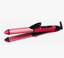 Professional 2 in 1 - Curler & Straightener Hot Hair Iron Curling Ceramic Wav 3C