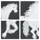 Metal Cutting Dies Love Cartoon Horse Scrapbook Album Decoration Crafts