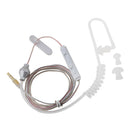 Anti-Radiation Mono Earphone Acoustic Air Tube Mic 3.5mm Headphone Clear