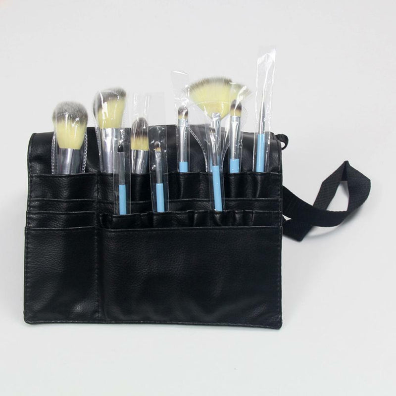 Waterproof Pro Makeup Cosmetic 18 Pockets Artist Brush Apron Belt Strap Bag Case
