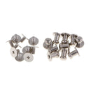 10Pcs Iron Metal 8mm Round Rivet Stud Screw Leathercraft DIY Bag Accessories