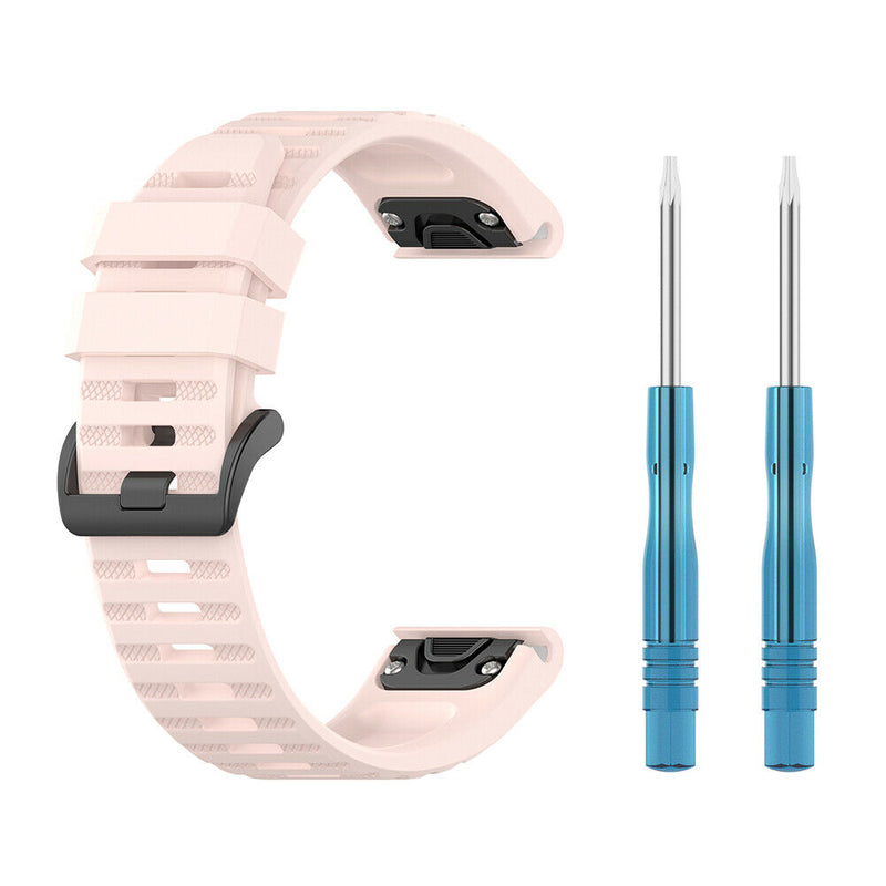 22mm Wrist Strap Silicone Quick Release Sports Watch Band for Garmin Fenix 6