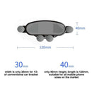 Car Phone Holder, Universal Gravity Auto-Retractable Air Vent Cell Phone Ho Q4E4