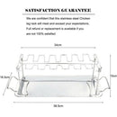 Bbq Chicken Leg Wing Grill Cooking Rack 14 Slots Bbq Poultry Chicken Leg Ro