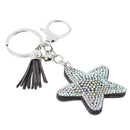 Lovely Diamante Keyrings Keyfob Crystal Charm Keychain Gifts Glitter Pendant
