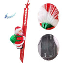 Animated Musical Santa Claus Climbing Ladder Up Tree Decoration Christmas C7P3