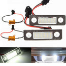 2pcs LED License Plate Lights for Skoda Octavia 2 1Z/Roomster 5J 2006-2010 HOT