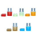 10pcs Micro2 ATR Fuses 5A 7.5A 10A 15A 20A Car Auto Blade Fuse Assortment