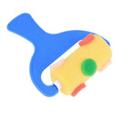 4pcs Sponge Roller Brush Kids Painting Graffiti Brush Early Learning Tool
