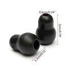 10Pcs Silicone Black Soft Eartips Earplug Earpieces For Littmann Stethoscope