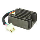 4 Wire 2 Phase Motorcycle Regulator Rectifier Black 12VDC Bike Scooter