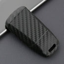 1 Matte Carbon Fiber Look Smart Car Key Case Holder Protector For Audi Accessory