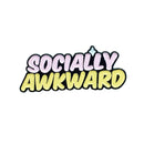 Fashion Women Socially Awkward Enamel Brooch Pin Corsage Backpack Badge Decor