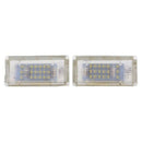 2Pcs Super White Led Rear License Plate Lights for Bmw 3 Series E46 4D Seda