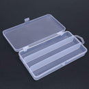 3 Compartments PP Fishing Bait Box Single Layer Fishing Hook Storage Case A