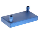 Aluminum Water Cooling Block CPU Graphics Radiator Universal 40x80mm Blue