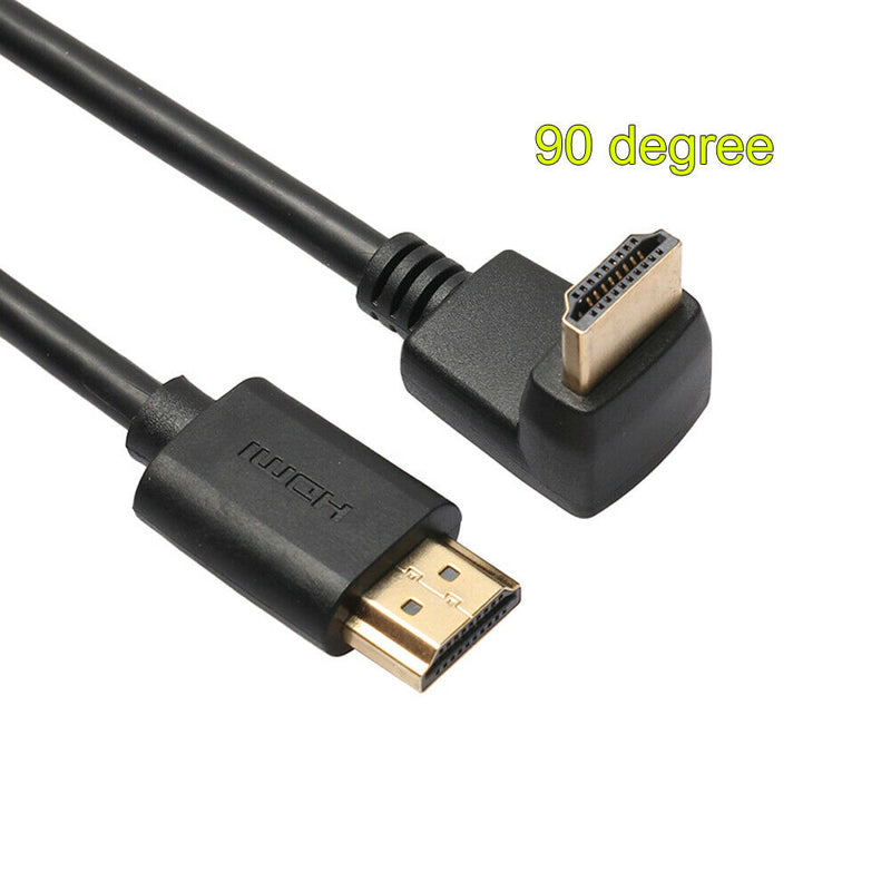 1.4 Version HDMI Cable with 90 Degree Angle Supports for PS4 TV DVD 1m