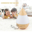 Usb Electric Led Night Light Ultrasonic Aroma Diffuser Bluetooth Music Play