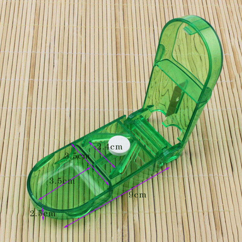 Rectangular cutting device Pill Boxes Holder Medicine Storage Organizer O6V6