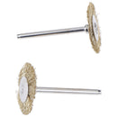 36x Steel brass Wire brushes Flat brushes Round brushes Set BX