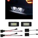 White 24-SMD LED License Plate Light Error Free for Audi A4 S4 B8 A5 S5