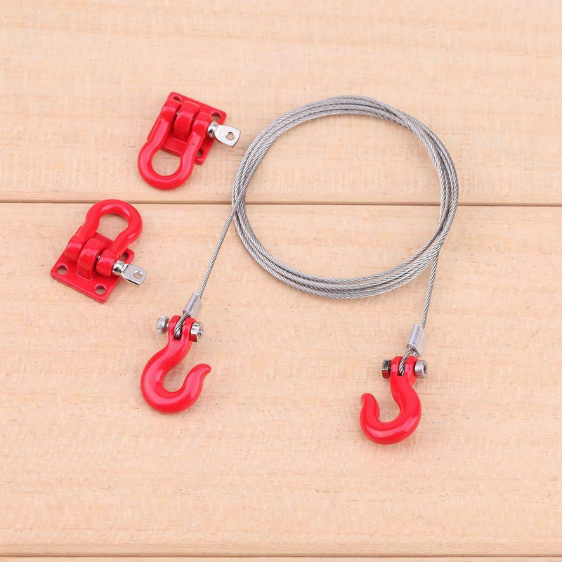 3pcs Metal Universal Tow Rope Chain RC Car Crawler Accessories for Traxxas