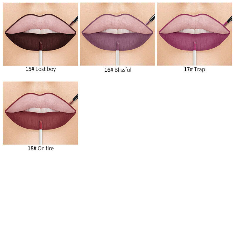 QiBest Lip Liner Pencil Lipgloss Lip Tint Makeup Lipstick Waterproof Nude L H3M3