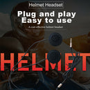 T33 Double Speakers Rider HiFi Stereo Motorcycle Intercom Helmet Headset Sound