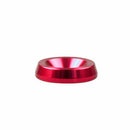 8x Red Car License Fender Washer Screw Style Anodized Aluminum M6 Steel Bo FOU