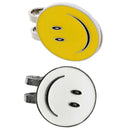 2 Pcs Cute  Face  Cap Visor Hat Clip Golf Ball