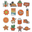 50X Orange Stickers Skateboard Laptop Luggage Guitar Bike Car Bomb Decals OZ