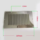 227 mm Louvre Air Vent | Stainless Steel Air Vent | Boat, Caravan, House ufb