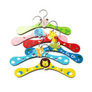 6X Cartoon Animal Baby Child Nursery Room Coat Clothes Wardrobe Wood Hook Hanger