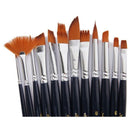 12pcs Nylon hair watercolor Oil painting pen N5G9
