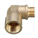 M18 X 1.5 O2 Oxygen Sensor Extender 90 Degree Angle Bung Extension Washer FSK