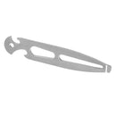Universal 304 Stainless Steel Shackle Key With Bottle Opener 2924S 112x21mm