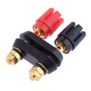 Banana Plug Binding Post Terminal Connector for Speaker Amplifier A