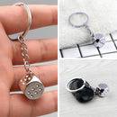 Fashion Dice Creative Alloy Metal Keyfob Car Keychain Keyring Key Chain Ring