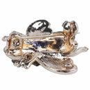 High Quality Bees Brooch Black Enamel Corsage Hats Scarf Clips Accessories