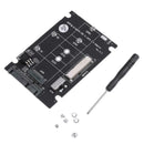 2 in 1 NGFF M.2 B+M Key Mini PCI-E or mSATA SSD to SATA III Adapter Card fo