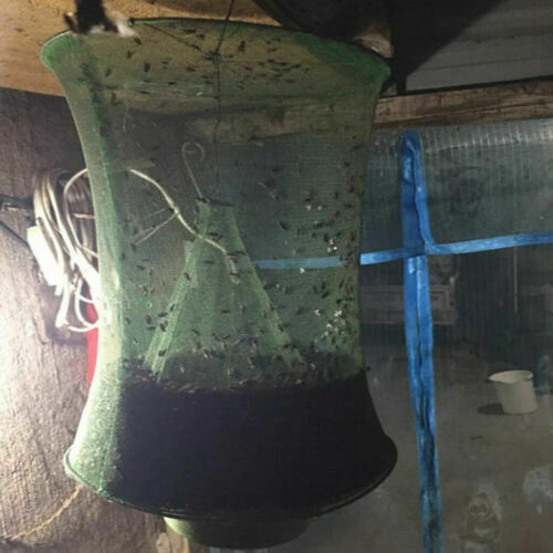 Folding Fly Cage Reusable Flycatcher Flycatcher Hanging Ranch Trap Catcher