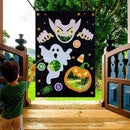 With Hanging Banner For Kids Halloween Bean Bag Set Toss Game Decoration B7R6