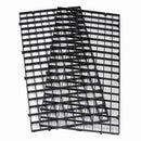 Grid Divider Tray Aquarium Fish Tank Bottom Isolate, 1PCS Black Z6B9
