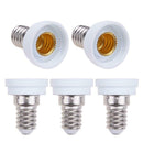 5pcs/pack E14 to E12 Adapter Light Bulb Lamp Base Holder Converter Socket