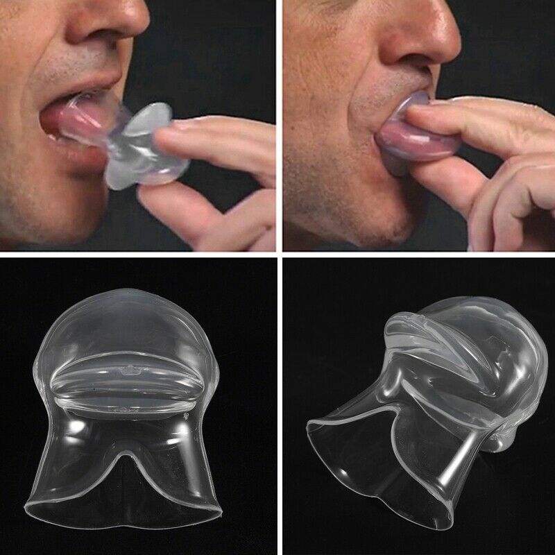 Silicone Anti Snoring Device Tongue Night Sleep Apnea Aid Snore Stopper Gua