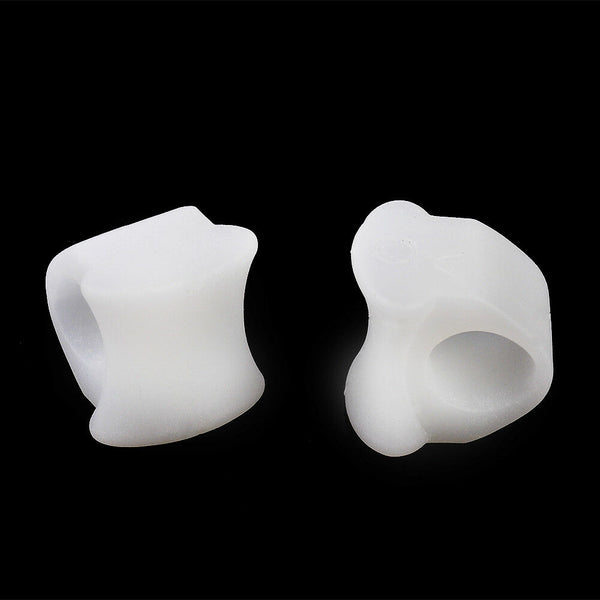 2pc Gel Silicone Toe Separator Spreaders Spacer Reduce Foot Bunion Pain Relieve